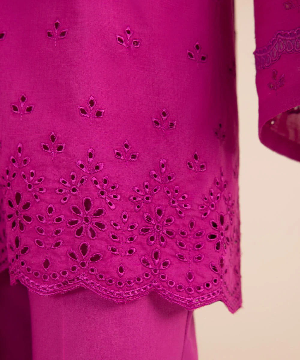 SAPPHIRE | UNSTITCHED 2 PIECE EMBROIDERED CAMBRIC SUIT