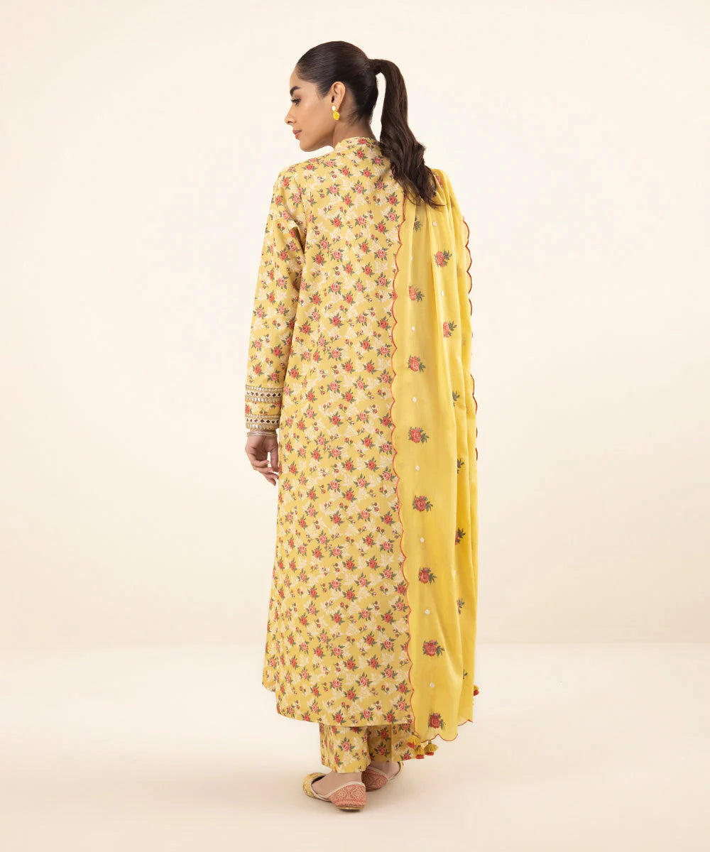 SAPPHIRE | UNSTITCHED 1 PIECE PRINTED CAMBRIC SUIT