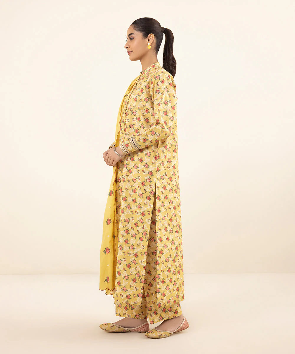 SAPPHIRE | UNSTITCHED 1 PIECE PRINTED CAMBRIC SUIT