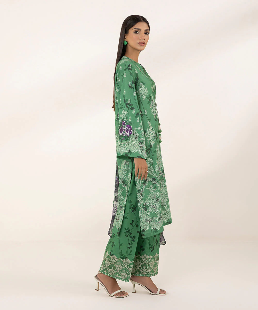 SAPPHIRE | UNSTITCHED 3 PIECE EMBROIDERED LAWN SUIT