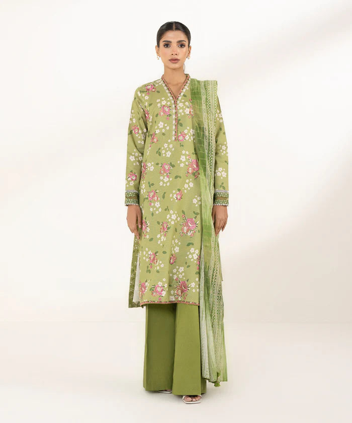 SAPPHIRE | UNSTITCHED 2 PIECE EMBROIDERED ZARI LAWN SUIT