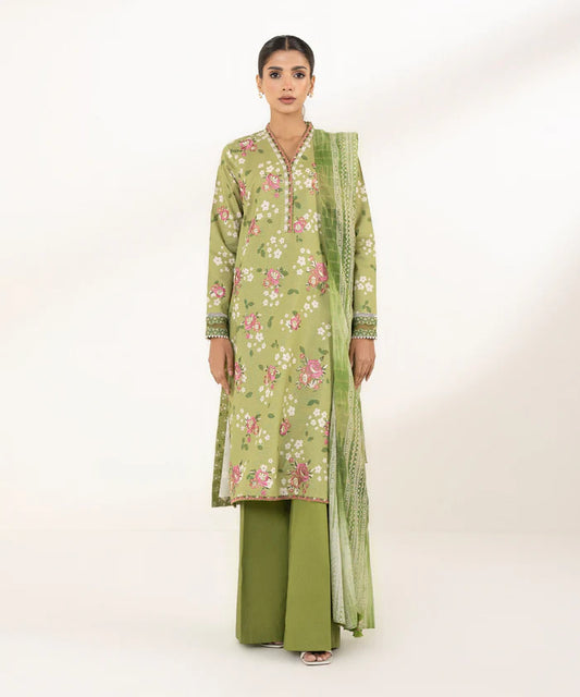 SAPPHIRE | UNSTITCHED 2 PIECE EMBROIDERED ZARI LAWN SUIT