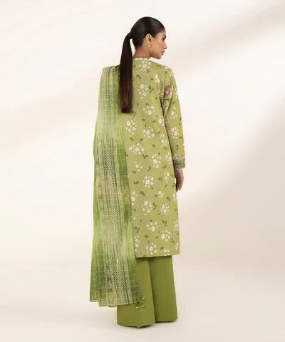 SAPPHIRE | UNSTITCHED 2 PIECE EMBROIDERED ZARI LAWN SUIT