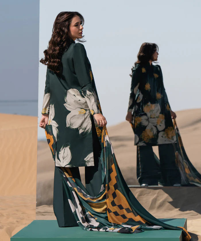 SAPPHIRE | UNSTITCHED 2 PIECE EMBROIDERED LAWN SUIT