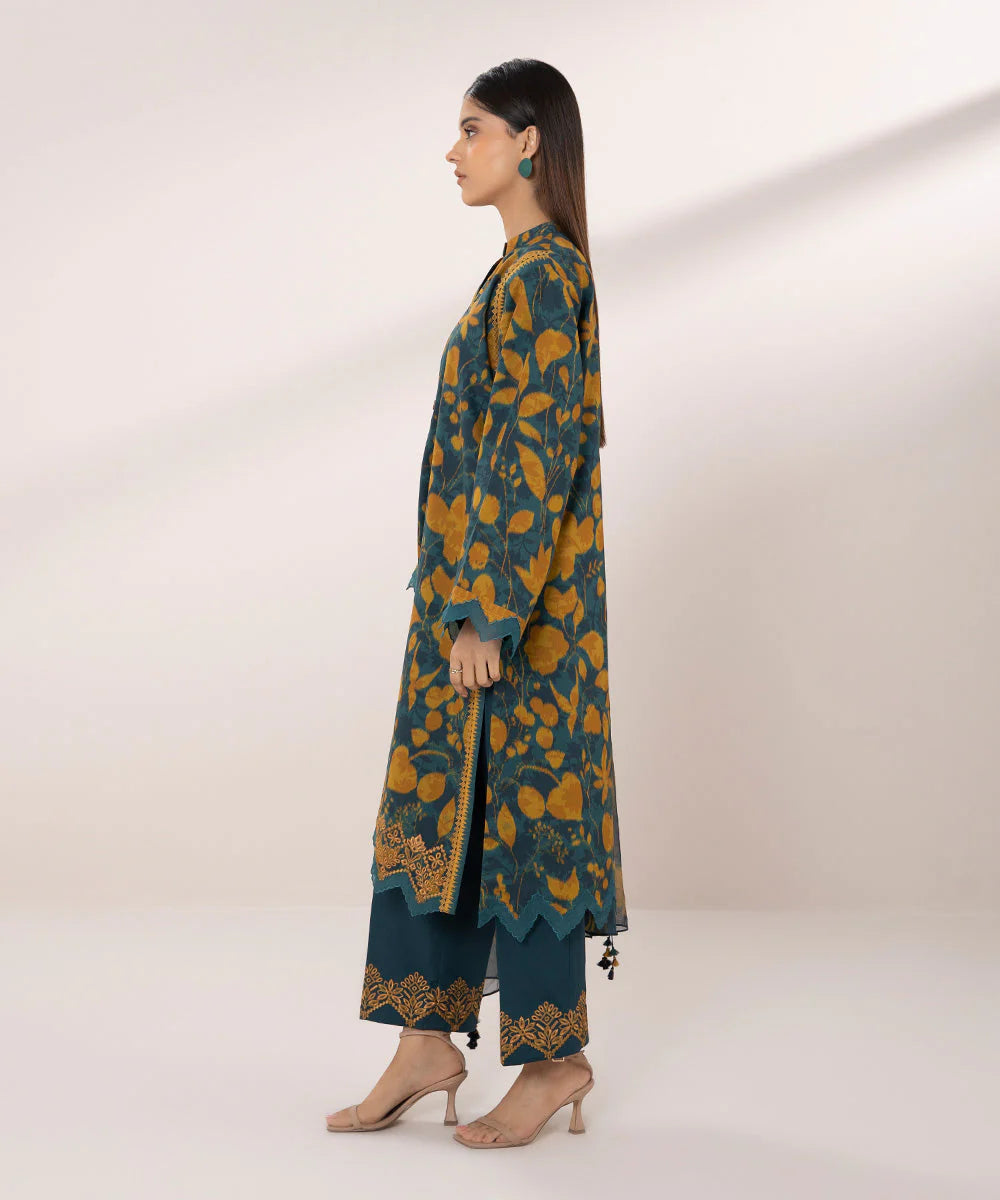 SAPPHIRE | UNSTITCHED 2 PIECE EMBROIDERED CAMBRIC SUIT