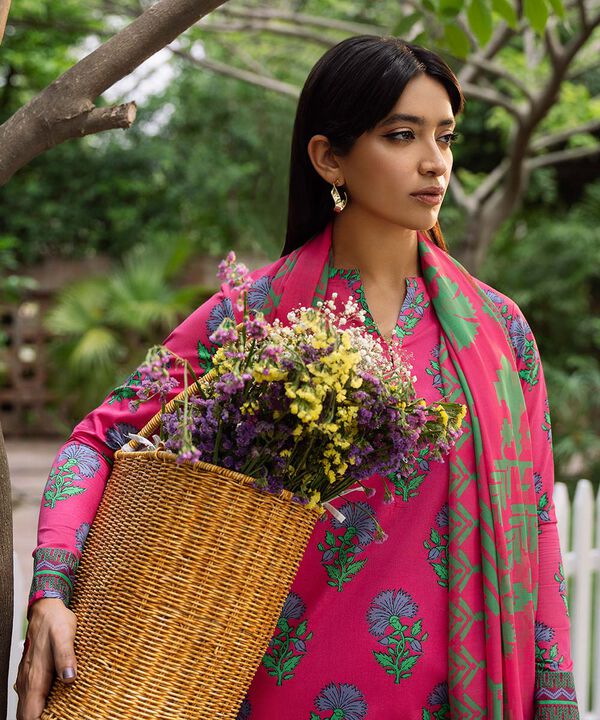 SAPPHIRE | UNSTITCHED 3 PIECE EMBROIDERED LAWN SUIT