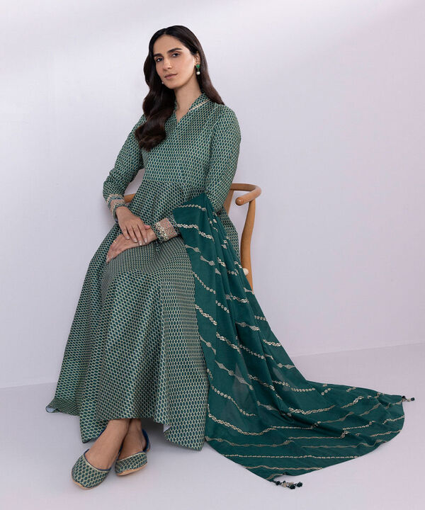 SAPPHIRE | UNSTITCHED 3 PIECE EMBROIDERED CAMBRIC SUIT