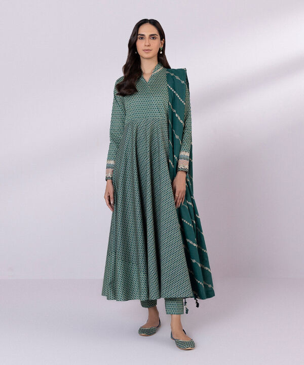 SAPPHIRE | UNSTITCHED 3 PIECE EMBROIDERED CAMBRIC SUIT