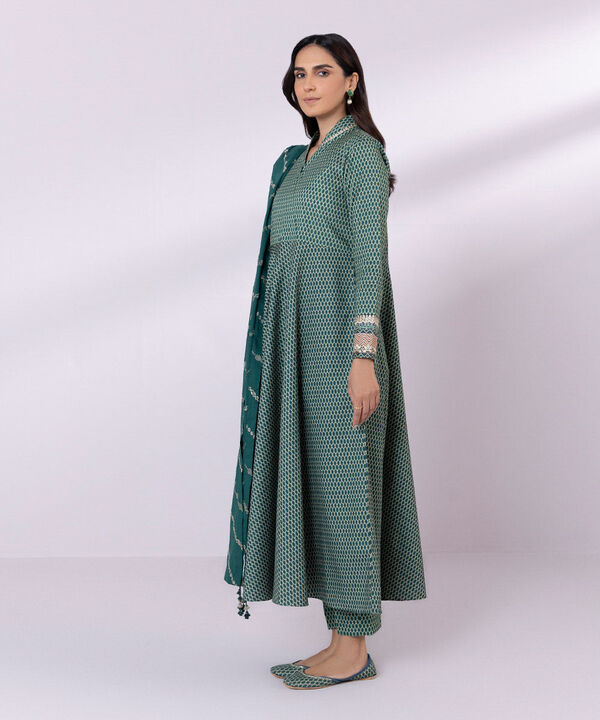 SAPPHIRE | UNSTITCHED 3 PIECE EMBROIDERED CAMBRIC SUIT
