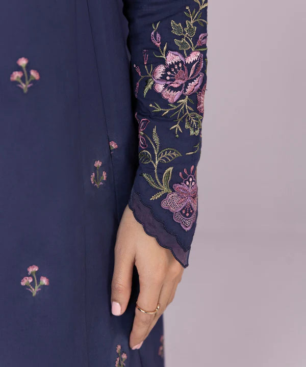 SAPPHIRE | UNSTITCHED 3 PIECE EMBROIDERED CAMBRIC SUIT