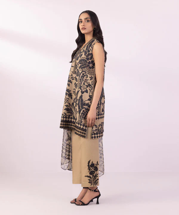SAPPHIRE | UNSTITCHED 3 PIECE EMBROIDERED CAMBRIC SUIT