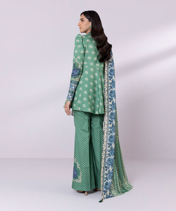 SAPPHIRE | UNSTITCHED 3 PIECE EMBROIDERED LAWN SUIT