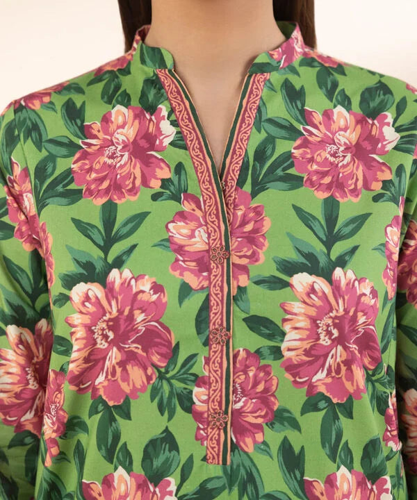 SAPPHIRE | UNSTITCHED 3 PIECE EMBROIDERED COTTON SUIT