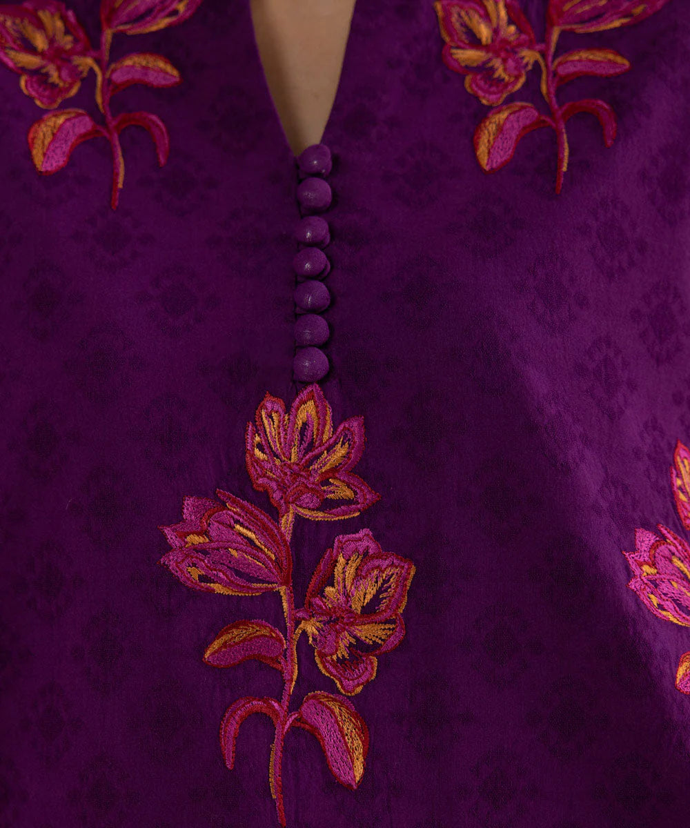 SAPPHIRE | UNSTITCHED 3 PIECE EMBROIDERED JACQUARD SUIT