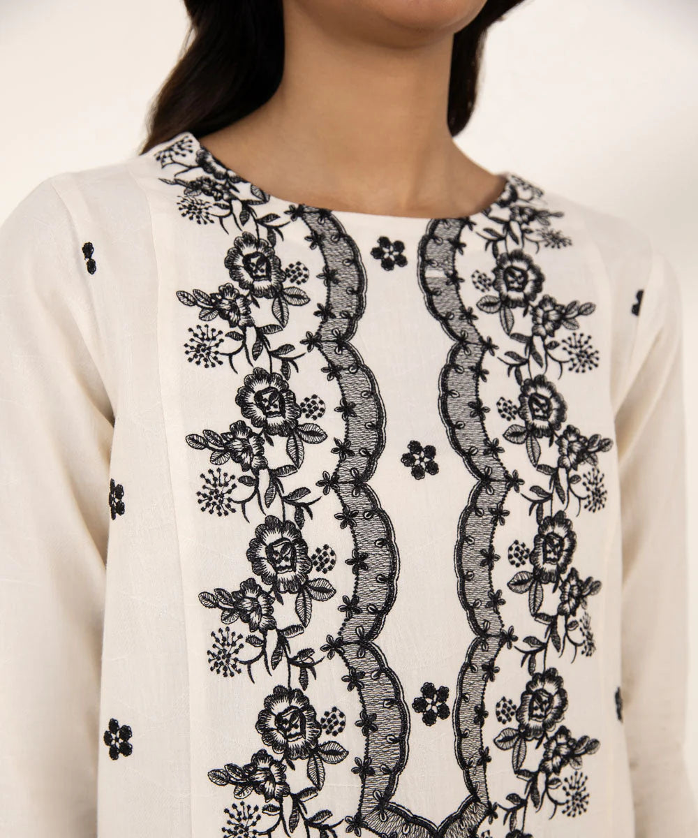 SAPPHIRE | UNSTITCHED 2 PIECE EMBROIDERED JACQUARD SUIT