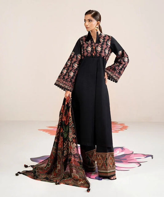 SAPPHIRE | UNSTITCHED 3 PIECE EMBROIDERED DOBBY SUIT