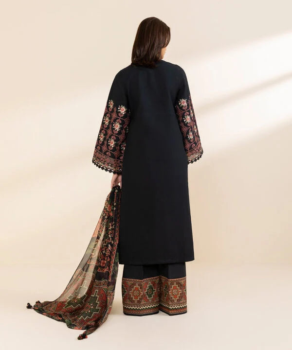 SAPPHIRE | UNSTITCHED 3 PIECE EMBROIDERED DOBBY SUIT
