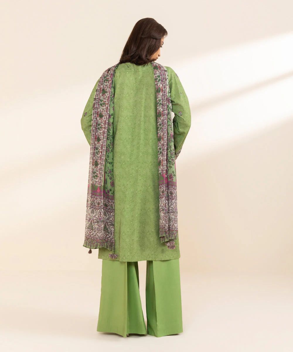 SAPPHIRE | UNSTITCHED 3 PIECE EMBROIDERED JACQUARD SUIT