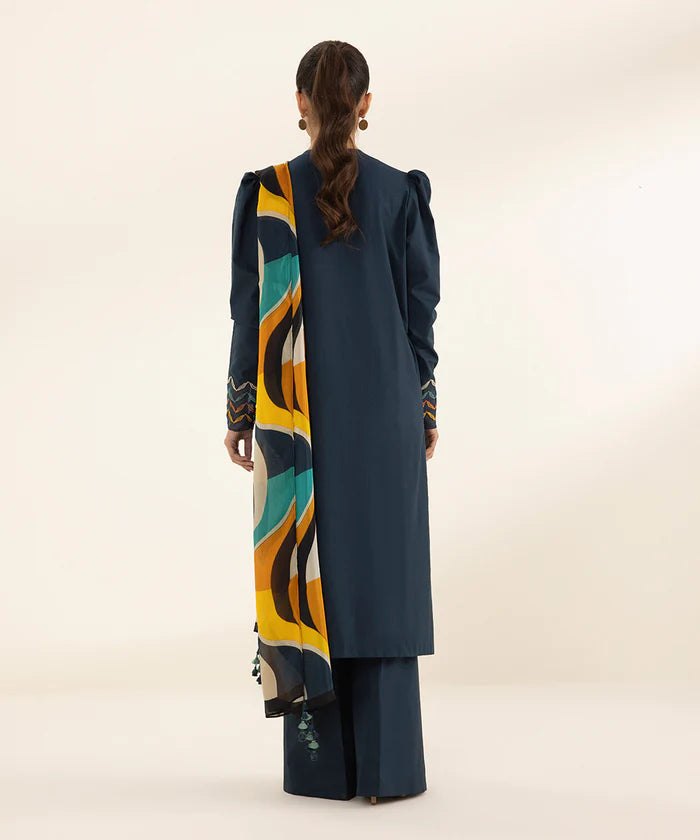SAPPHIRE | UNSTITCHED 2 PIECE EMBROIDERED JACQUARD SUIT