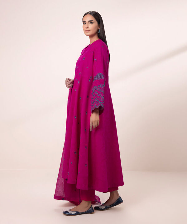 SAPPHIRE | UNSTITCHED 3 PIECE EMBROIDERED JACQUARD SUIT