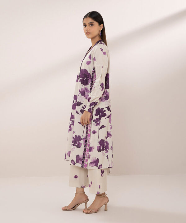 SAPPHIRE | UNSTITCHED 3 PIECE PRINTED CAMBRIC SUIT