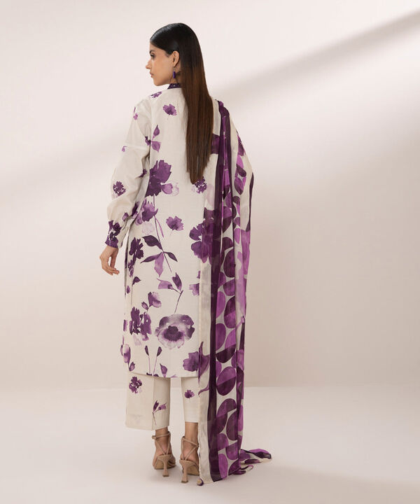 SAPPHIRE | UNSTITCHED 3 PIECE PRINTED CAMBRIC SUIT
