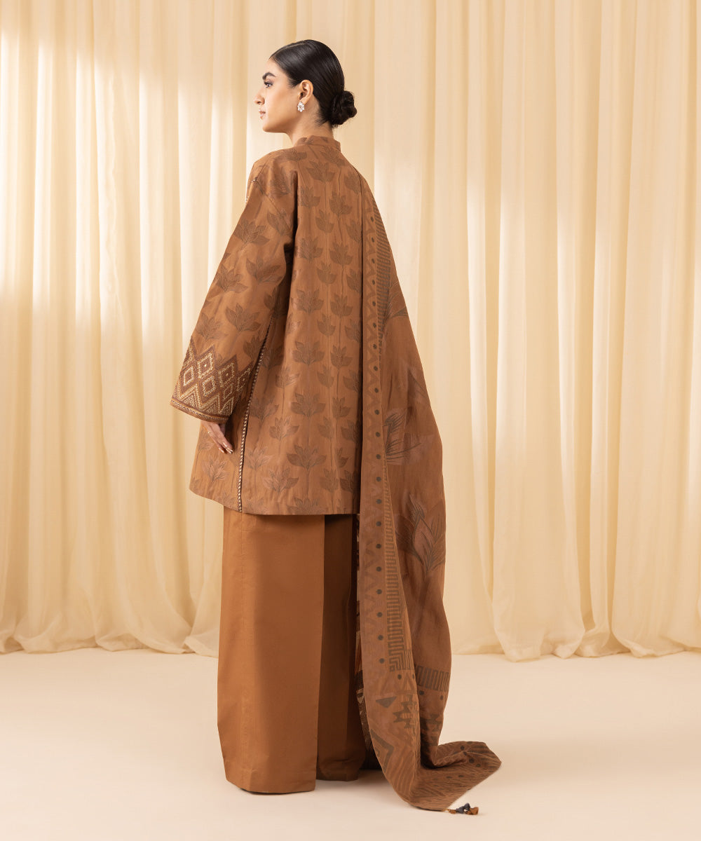 SAPPHIRE | UNSTITCHED 2 PIECE EMBROIDERED JACQUARD SUIT