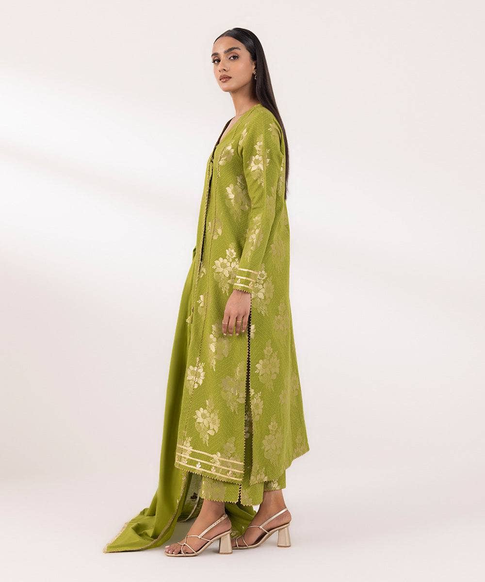 SAPPHIRE | UNSTITCHED 2 PIECE EMBROIDERED JACQUARD SUIT