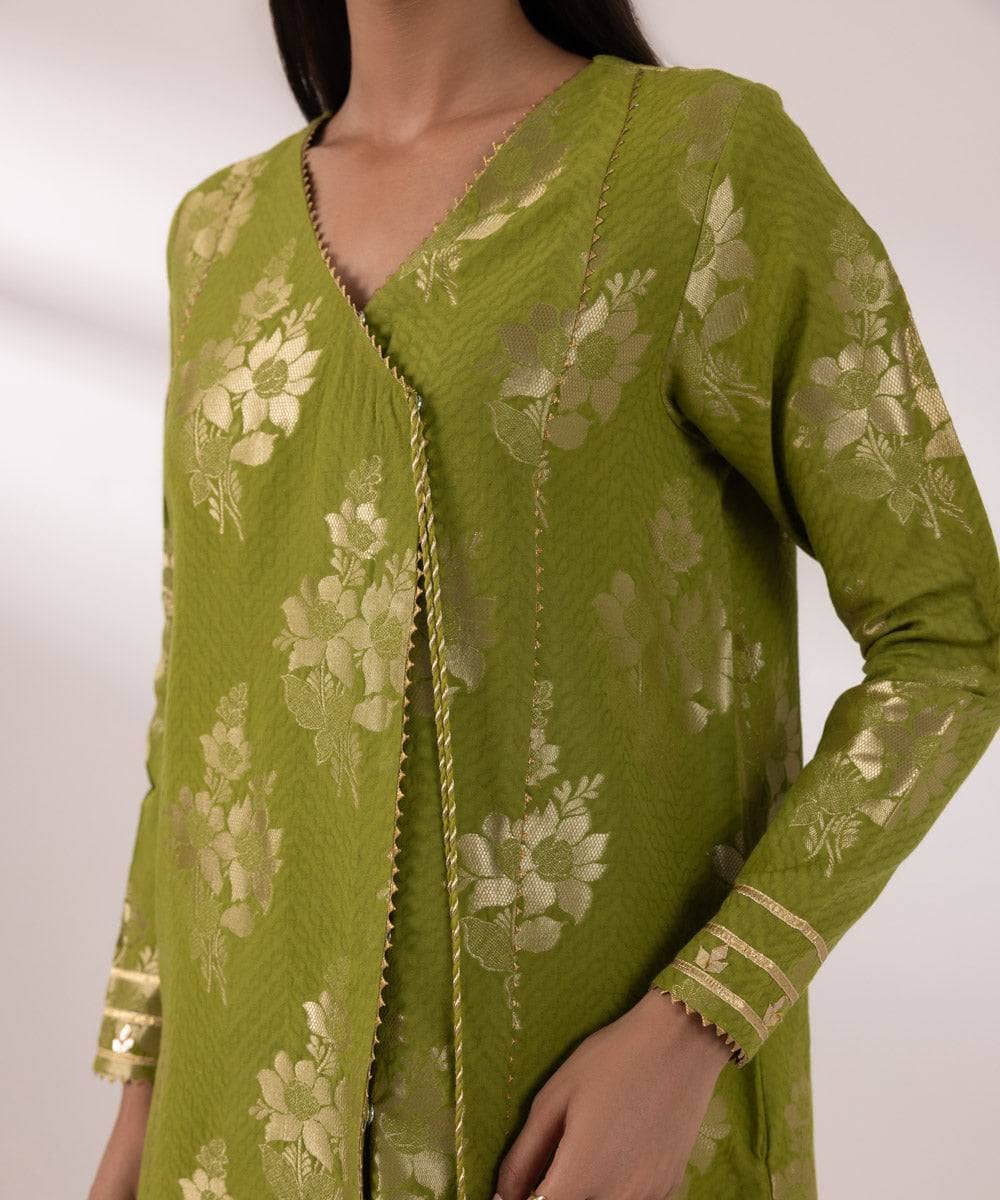 SAPPHIRE | UNSTITCHED 2 PIECE EMBROIDERED JACQUARD SUIT