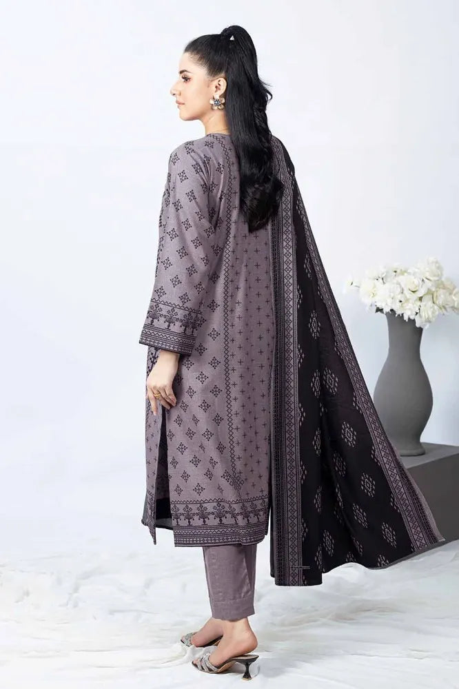 GUL AHMED | 3PC UNSTITCHED PRINTED DHANAK SUIT