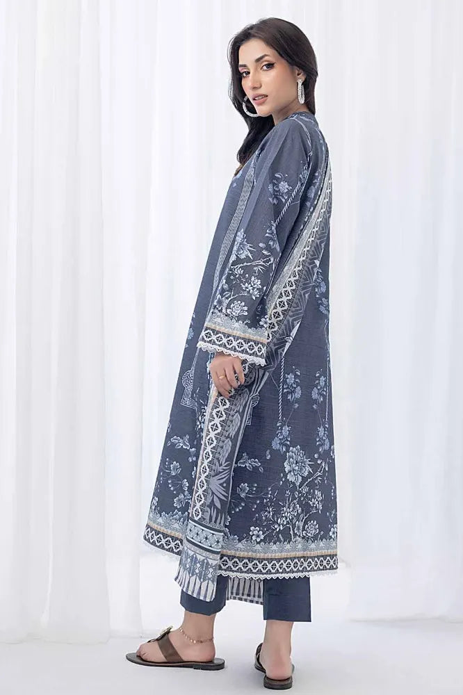 GUL AHMED | 3PC UNSTITCHED PRINTED KHADDAR SUIT