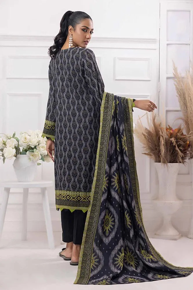 GUL AHMED | 3PC UNSTITCHED PRINTED DHANAK SUIT