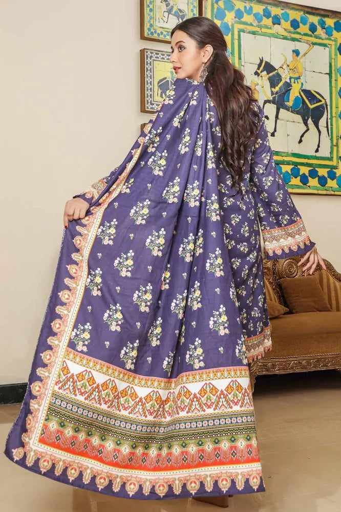 GUL AHMED | 3PC UNSTITCHED PRINTED KHADDAR SUIT