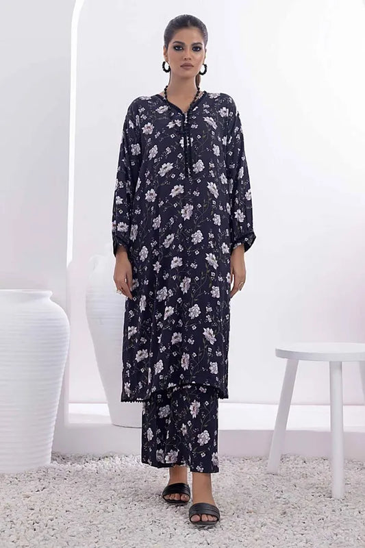 GUL AHMED | 2PC UNSTITCHED PRINTED LINEN SUIT