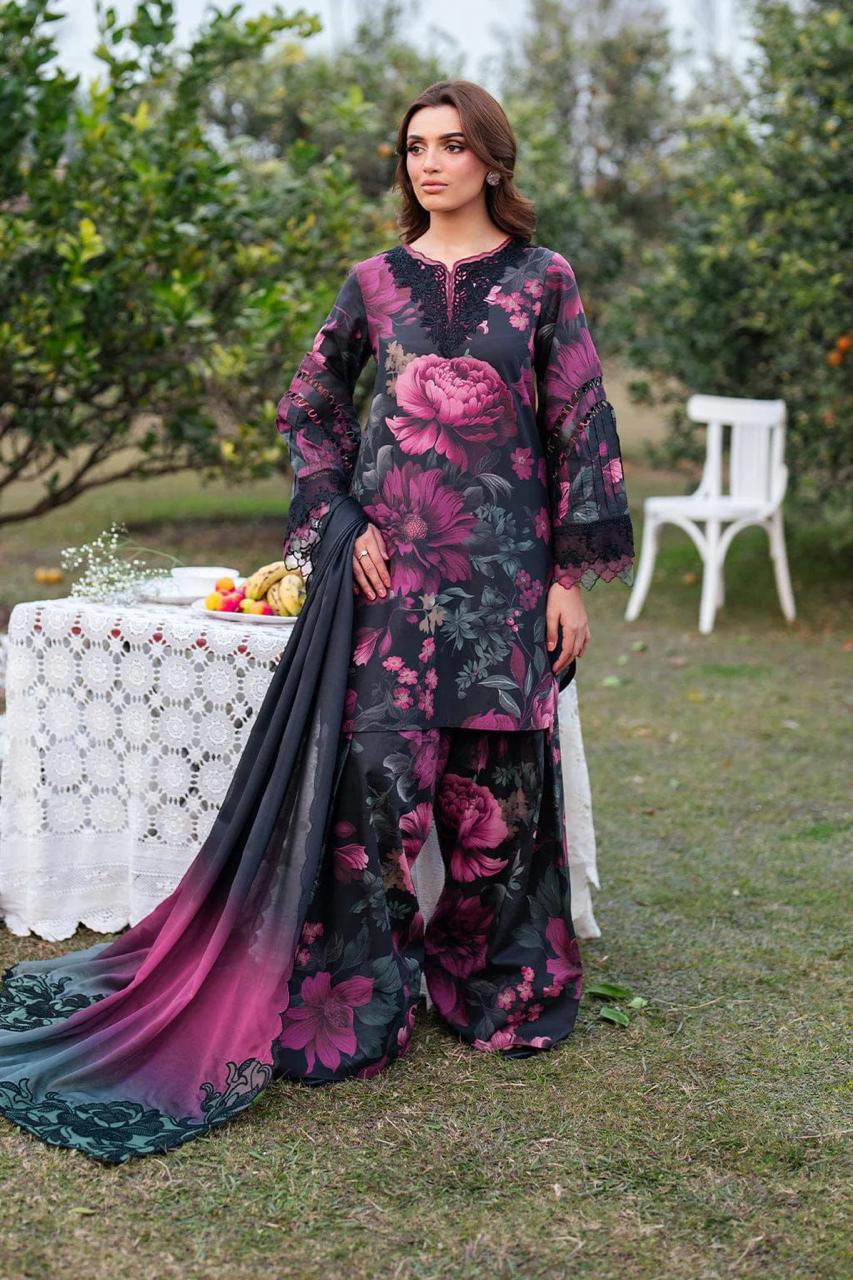 IZNIK | 3PC EMBROIDERED LAWN SUIT | EXCLUSIVE COLLECTION