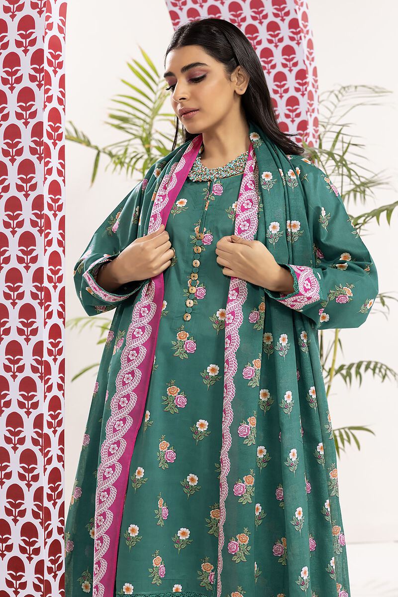 KHAADI | UNSTITCHED 3 PIECE PRINTED LAWN SUIT
