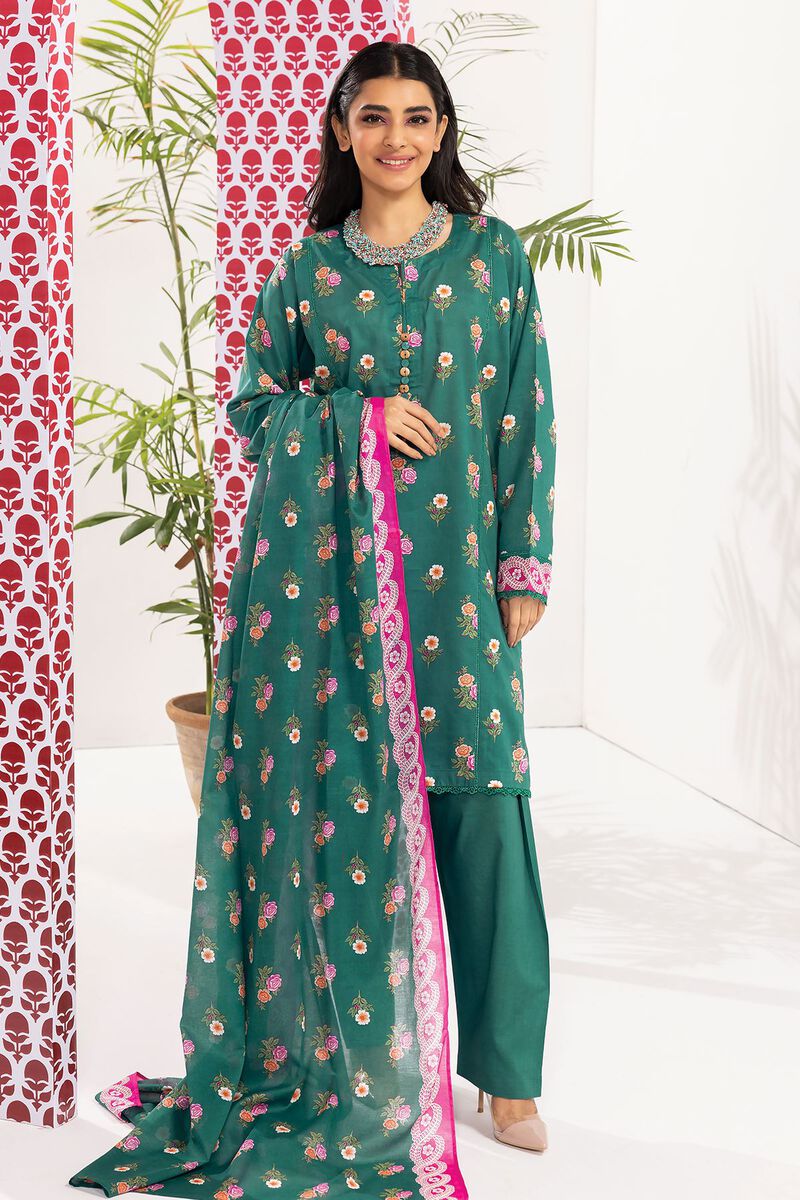KHAADI | UNSTITCHED 3 PIECE PRINTED LAWN SUIT