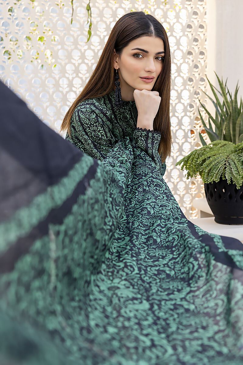 KHAADI | UNSTITCHED 3 PIECE PRINTED LAWN SUIT