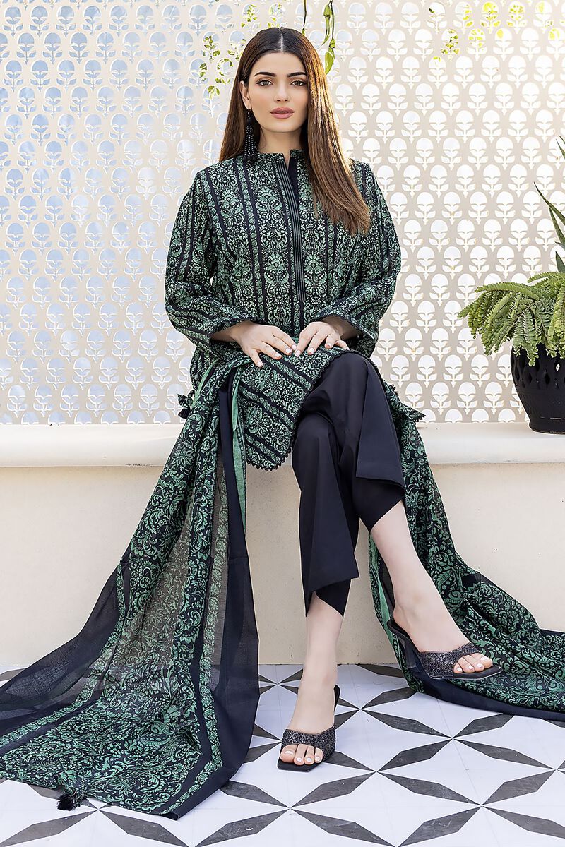 KHAADI | UNSTITCHED 3 PIECE PRINTED LAWN SUIT