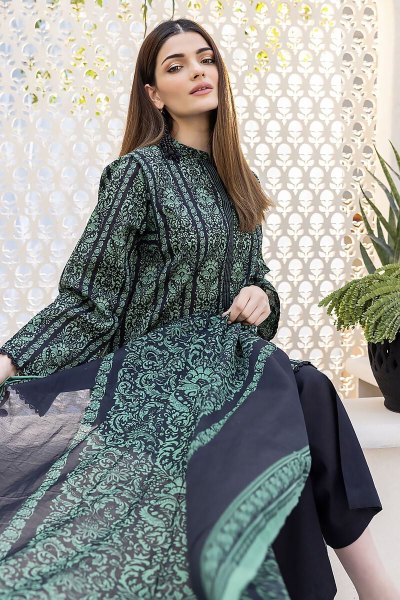 KHAADI | UNSTITCHED 3 PIECE PRINTED LAWN SUIT
