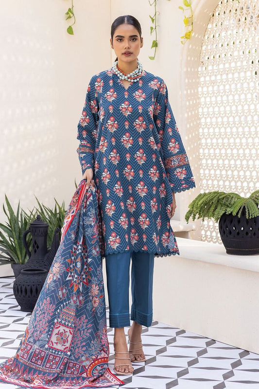 KHAADI | UNSTITCHED 3 PIECE PRINTED LAWN SUIT