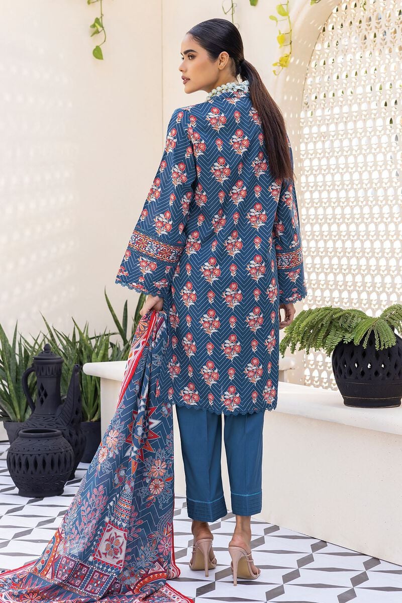 KHAADI | UNSTITCHED 3 PIECE PRINTED LAWN SUIT