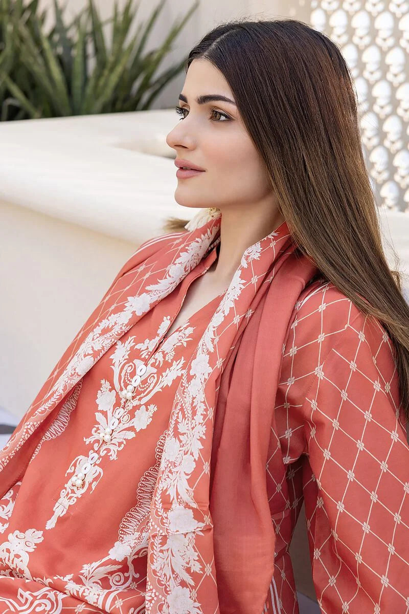 KHAADI | UNSTITCHED 3 PIECE PRINTED LAWN SUIT