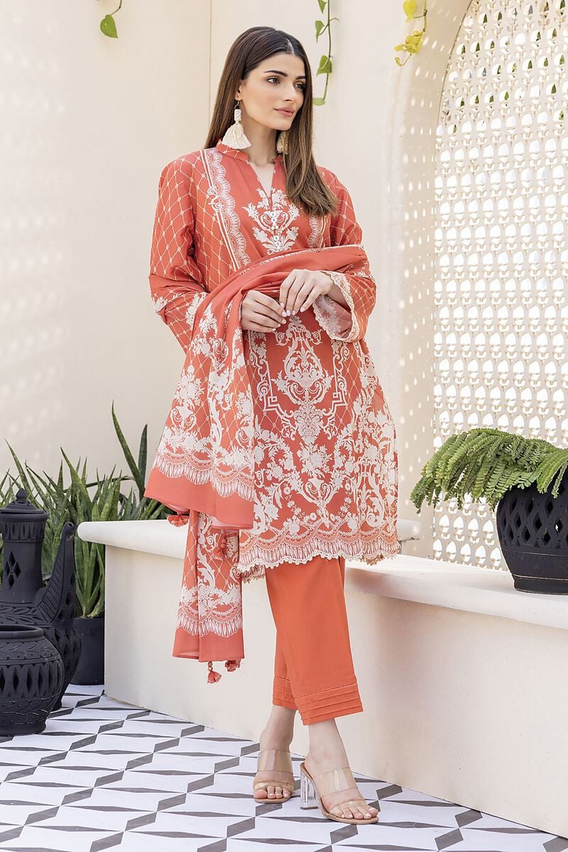 KHAADI | UNSTITCHED 3 PIECE PRINTED LAWN SUIT