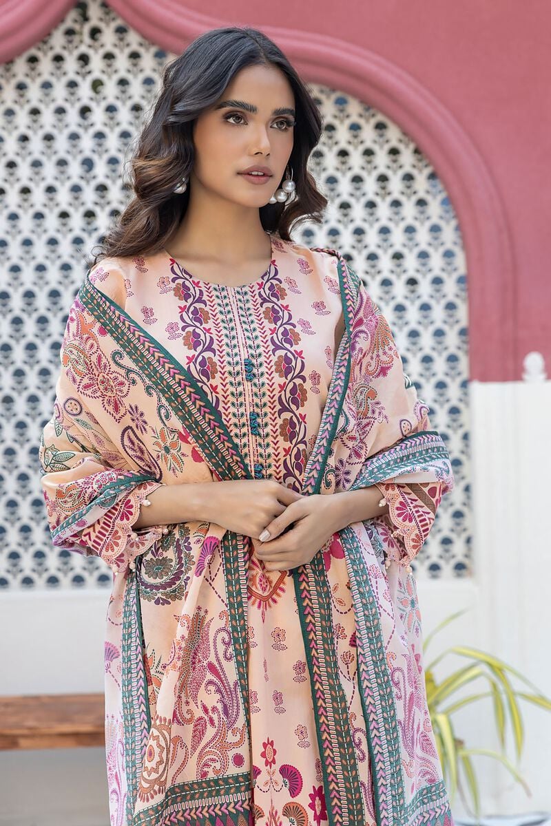 KHAADI | UNSTITCHED 3 PIECE PRINTED LAWN SUIT