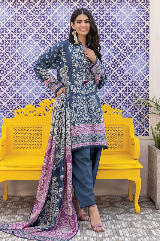 KHAADI | UNSTITCHED 3 PIECE PRINTED LAWN SUIT