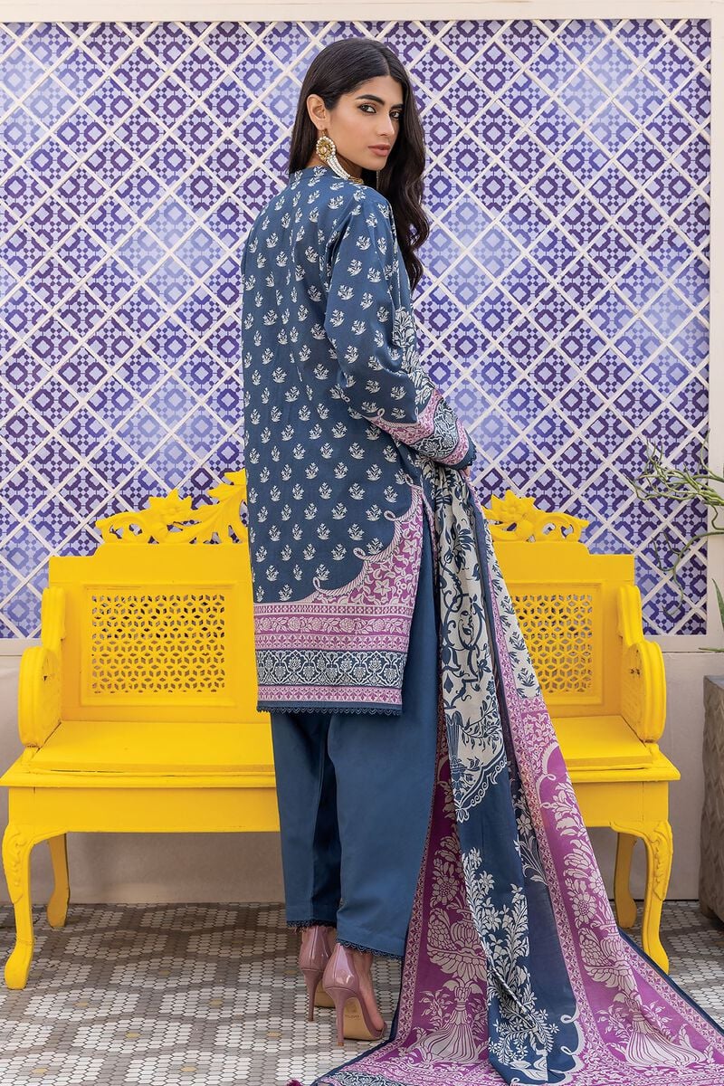 KHAADI | UNSTITCHED 3 PIECE PRINTED LAWN SUIT