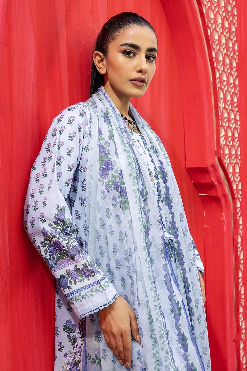 KHAADI | UNSTITCHED 3 PIECE PRINTED LAWN SUIT