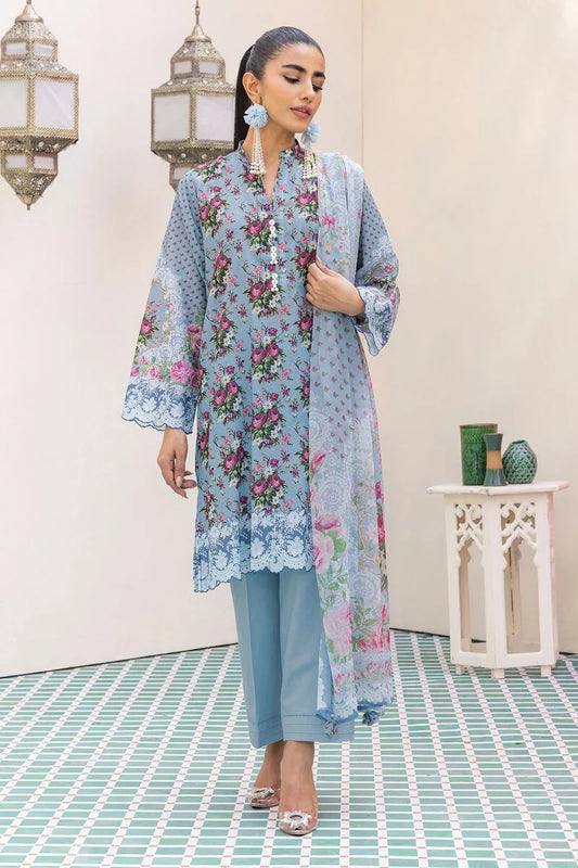 KHAADI | UNSTITCHED 3 PIECE PRINTED LAWN SUIT