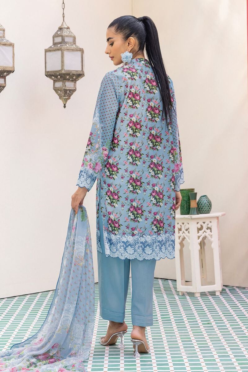 KHAADI | UNSTITCHED 3 PIECE PRINTED LAWN SUIT